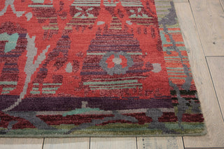 Nourison Dune DUN02 Pomegranate Area Rug Detail Image