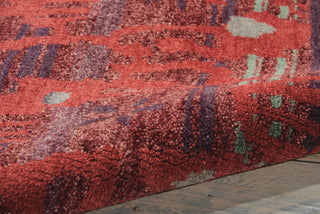 Nourison Dune DUN02 Pomegranate Area Rug Detail Image