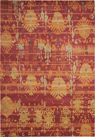 Nourison Dune DUN05 Flame Area Rug 6' X 8'