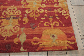 Nourison Dune DUN05 Flame Area Rug 6' X 8'