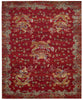 Nourison Dynasty DYN04 Emperor Oxblood Area Rug by Barclay Butera main image