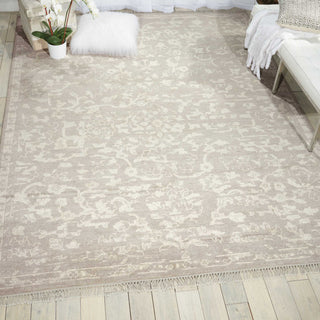 Nourison Elan ELN03 Silver Area Rug Room Image Feature