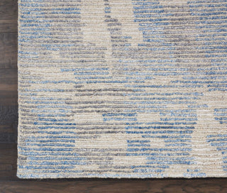 Ellora ELL01 Blue Area Rug by Nourison Corner Image