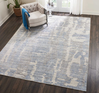 Ellora ELL01 Blue Area Rug by Nourison Room Image