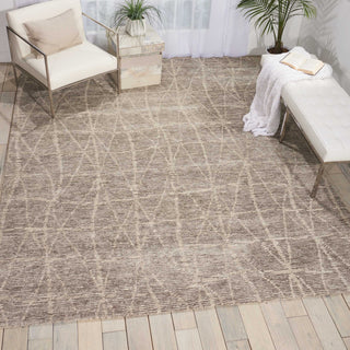 Nourison Ellora ELL02 Sand Area Rug Room Image Feature