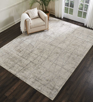 Nourison Ellora ELL02 Stone Area Rug Room Image Feature