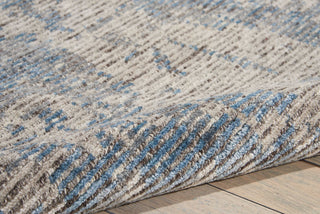 Ellora ELL04 Graphite Area Rug by Nourison Detail Image