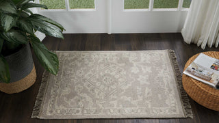 Nourison Elan ELN03 Silver Area Rug Room Image Feature