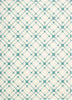 Nourison Enhance EN005 Ivory Turquoise Area Rug Main Image