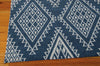 Nourison Enhance EN198 Blue Area Rug Corner Image