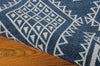 Nourison Enhance EN198 Blue Area Rug Detail Image