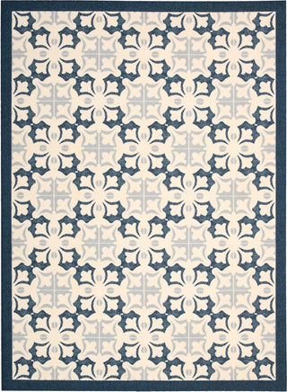 Nourison Enhance EN200 Blue Area Rug Main Image