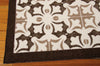 Nourison Enhance EN200 Brown Area Rug Corner Image
