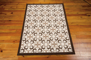 Nourison Enhance EN200 Brown Area Rug Main Image Feature