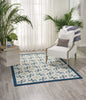 Nourison Enhance EN200 Blue Area Rug 5' X 7' Feature