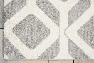 Nourison Enhance EN003 Grey Area Rug Corner Image