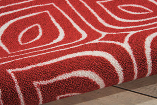 Nourison Enhance EN004 Paprika Area Rug Detail Image