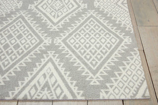 Nourison Enhance EN198 Grey Area Rug Detail Image