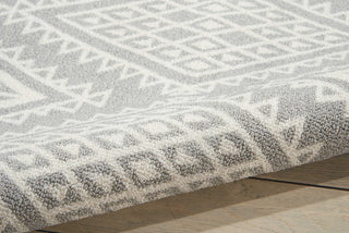 Nourison Enhance EN198 Grey Area Rug Detail Image