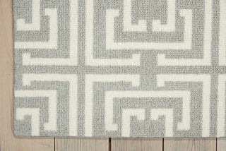 Nourison Enhance EN202 Grey/Beige Area Rug Corner Image