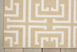 Nourison Enhance EN202 Tan Area Rug Corner Image