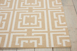 Nourison Enhance EN202 Tan Area Rug Detail Image