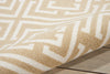 Nourison Enhance EN202 Tan Area Rug Detail Image