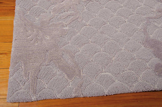 Nourison Escalade ESC11 Silver Area Rug Corner Image