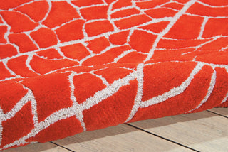 Nourison Escalade ESC01 Flame Area Rug Detail Image