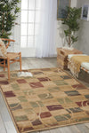 Nourison Expressions XP01 Beige Area Rug Room Image Feature
