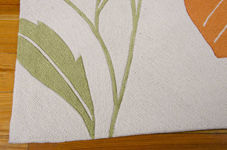 Nourison Fantasy FA13 Ivory Area Rug Corner Image