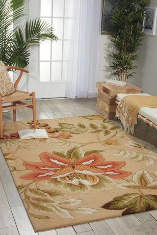 Nourison Fantasy FA11 Beige Area Rug Room Image Feature