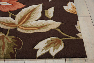 Nourison Fantasy FA11 Chocolate Area Rug Detail Image