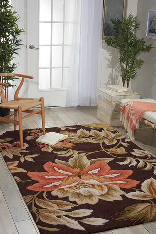 Nourison Fantasy FA11 Chocolate Area Rug Room Image