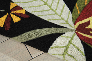 Nourison Fantasy FA12 Black Area Rug Detail Image