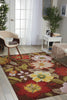 Nourison Fantasy FA18 Chocolate Area Rug Room Image