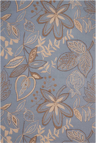 Nourison Fantasy FA21 Light Blue Area Rug 