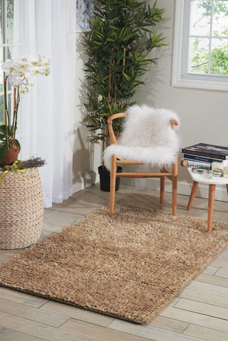 Nourison Fantasia FAN1 Beige Area Rug Room Image Feature