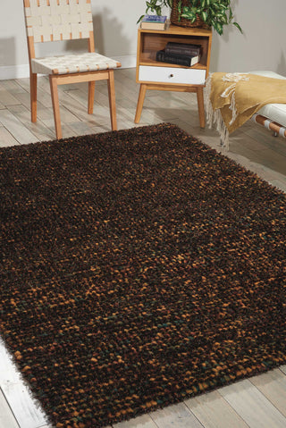 Nourison Fantasia FAN1 Brown Area Rug Room Image