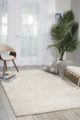 Nourison Fantasia FAN1 Snow Area Rug Room Image Feature