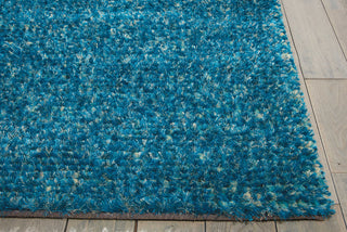 Nourison Fantasia FAN1 Turquoise Area Rug Detail Image