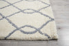 Nourison Galway GLW02 Ivory Blue Area Rug Detail Image