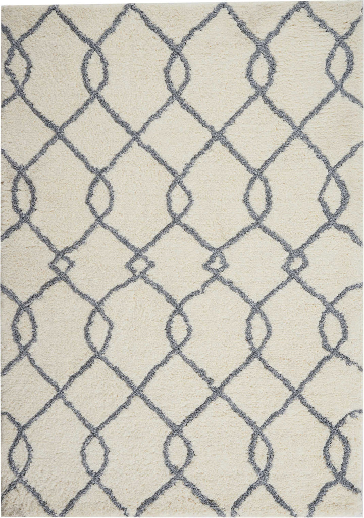 Nourison Galway GLW02 Ivory Blue Area Rug main image