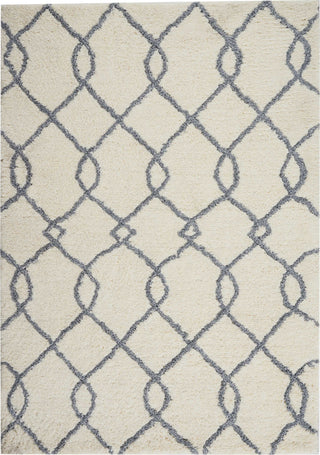 Nourison Galway GLW02 Ivory Blue Area Rug main image