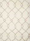 Nourison Galway GLW02 Ivory Tan Area Rug 5' X 7'