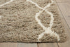 Nourison Galway GLW02 Mocha Ivory Area Rug Detail Image