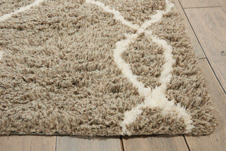 Nourison Galway GLW02 Mocha Ivory Area Rug Detail Image