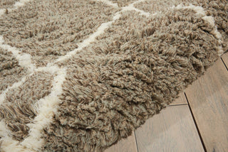 Nourison Galway GLW02 Mocha Ivory Area Rug Detail Image