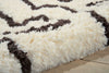 Nourison Galway GLW03 Ivory/Chocolate Area Rug Detail Image