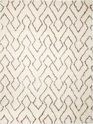 Nourison Galway GLW03 Ivory/Chocolate Area Rug